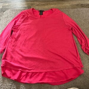 Grace elements pink blouse size XXL
